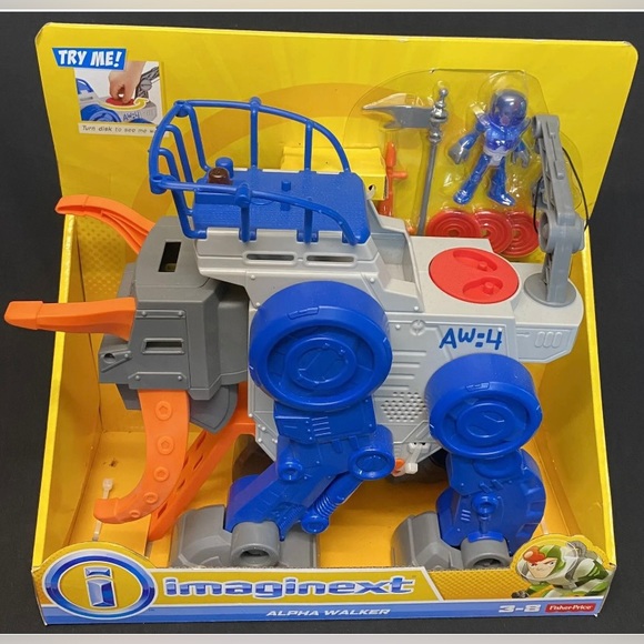 Fisher-Price Imaginext Alpha Walker W/Space Trooper Figure Interactive Toy NEW - Picture 2 of 3